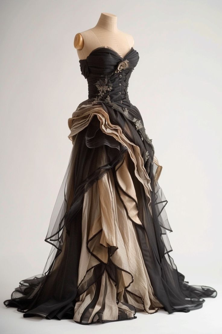 Black Tulle Long Prom Dresses Charming Evening Dress cg25363