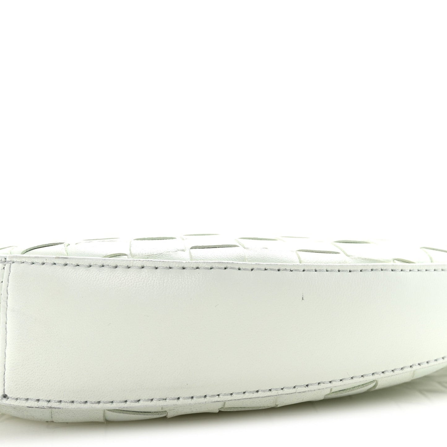 Nappa Intrecciato Small Drop Shoulder Bag Glacier