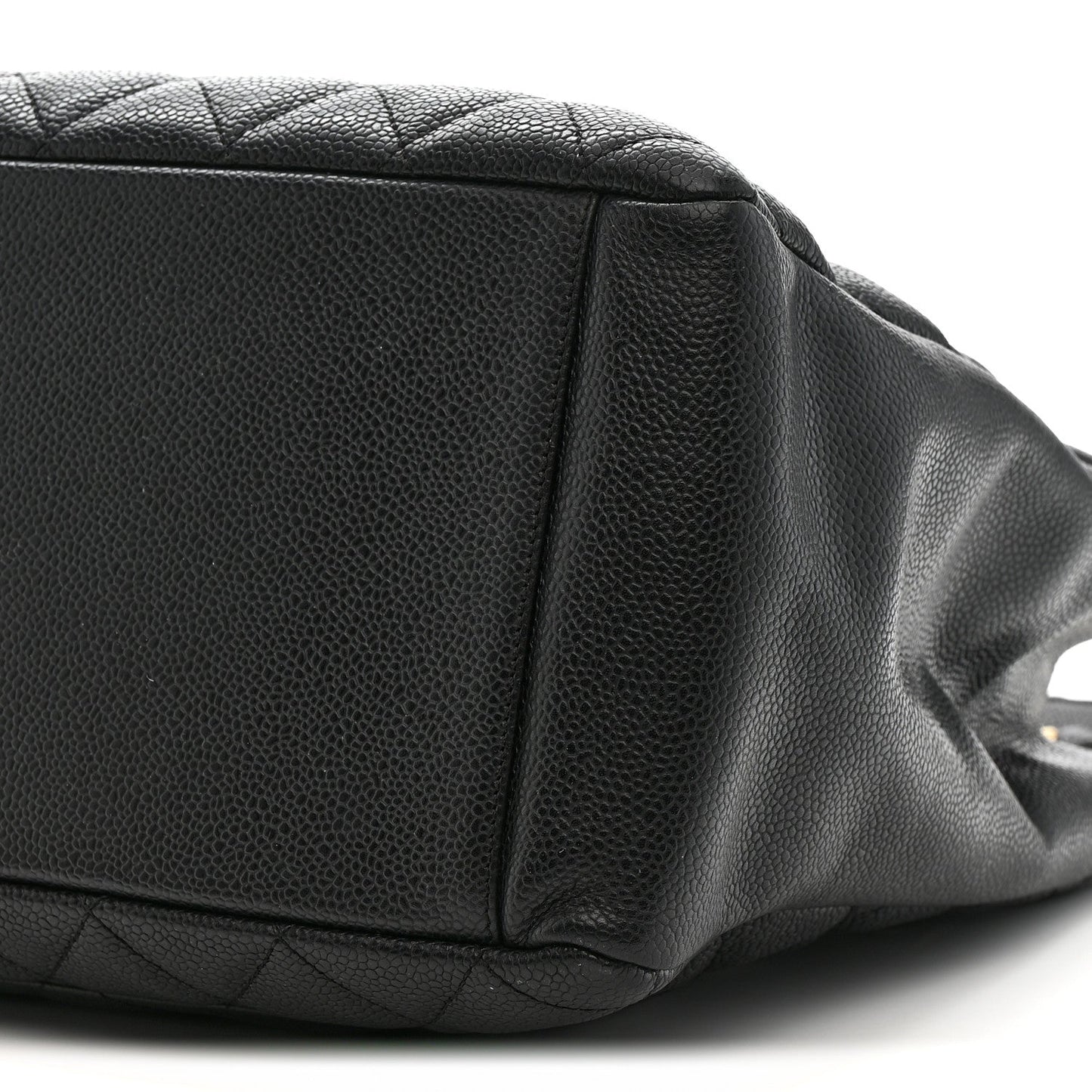 Caviar Quilted Grand Shopping Tote GST Black