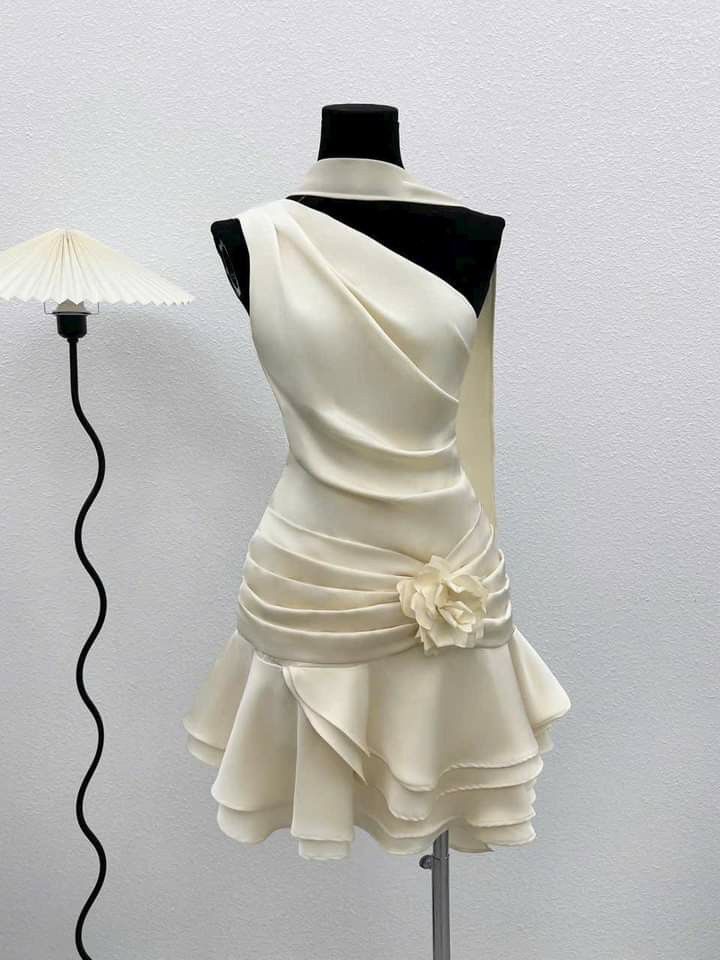 One Shoulder Short Evening Party Dress Homecoming Gowns cg25591