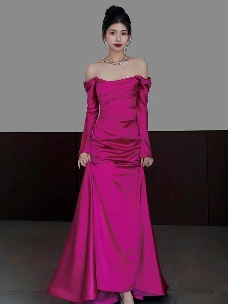 Off Shoulder Long Evening Dress Prom Dresses cg25651