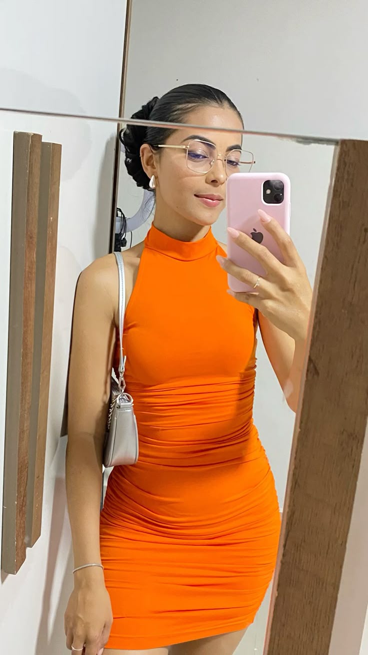 Orange Homecoming Dresses Short Prom Dress Short Party Dress Cocktail Dresses cg25895