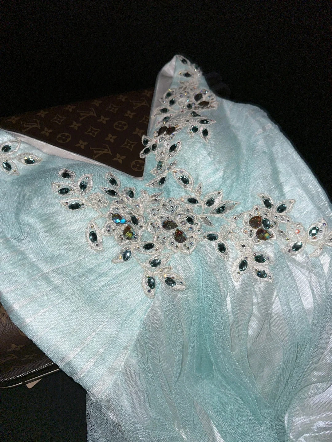 A Line Vintage V Neck Long Prom Party Dresses Unique Evening Dress cg26071