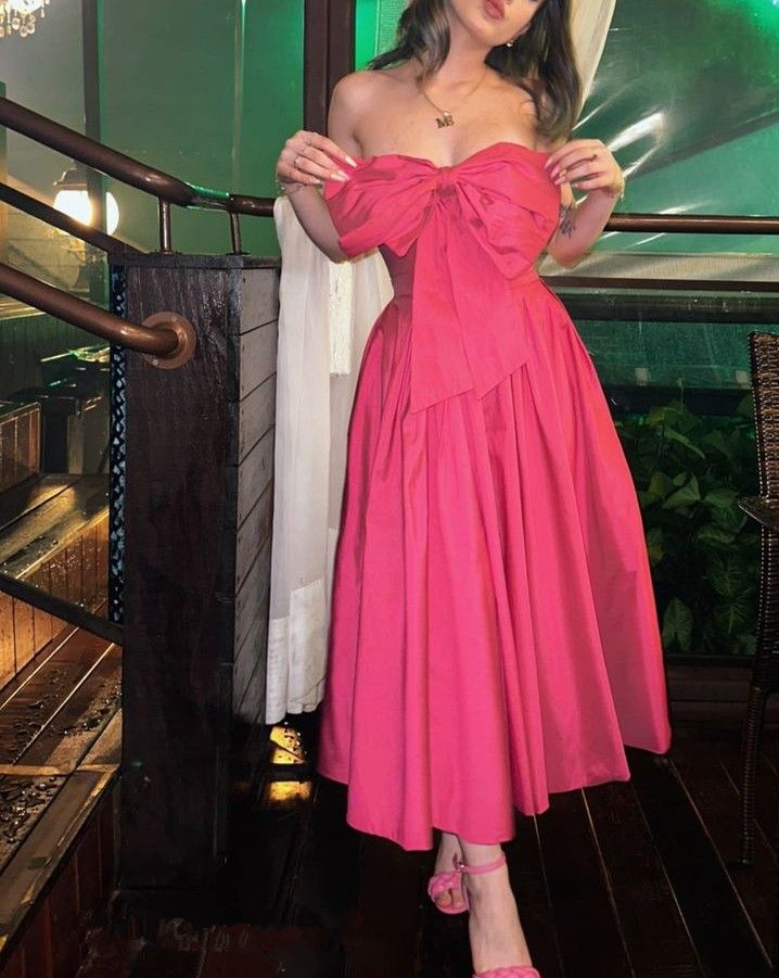 Elegant Evening Dresses Party Dress With Bowknot cg25221