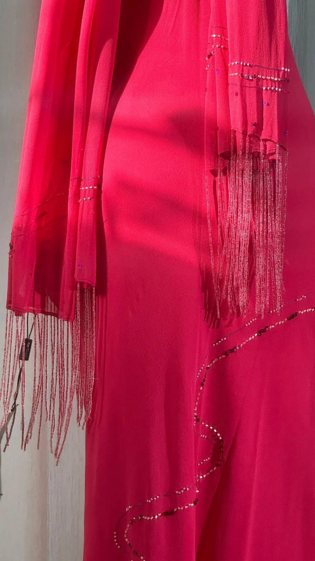 formaldressy-(Includes matching scarf)New Pink Elegant Formal Dress gh6116