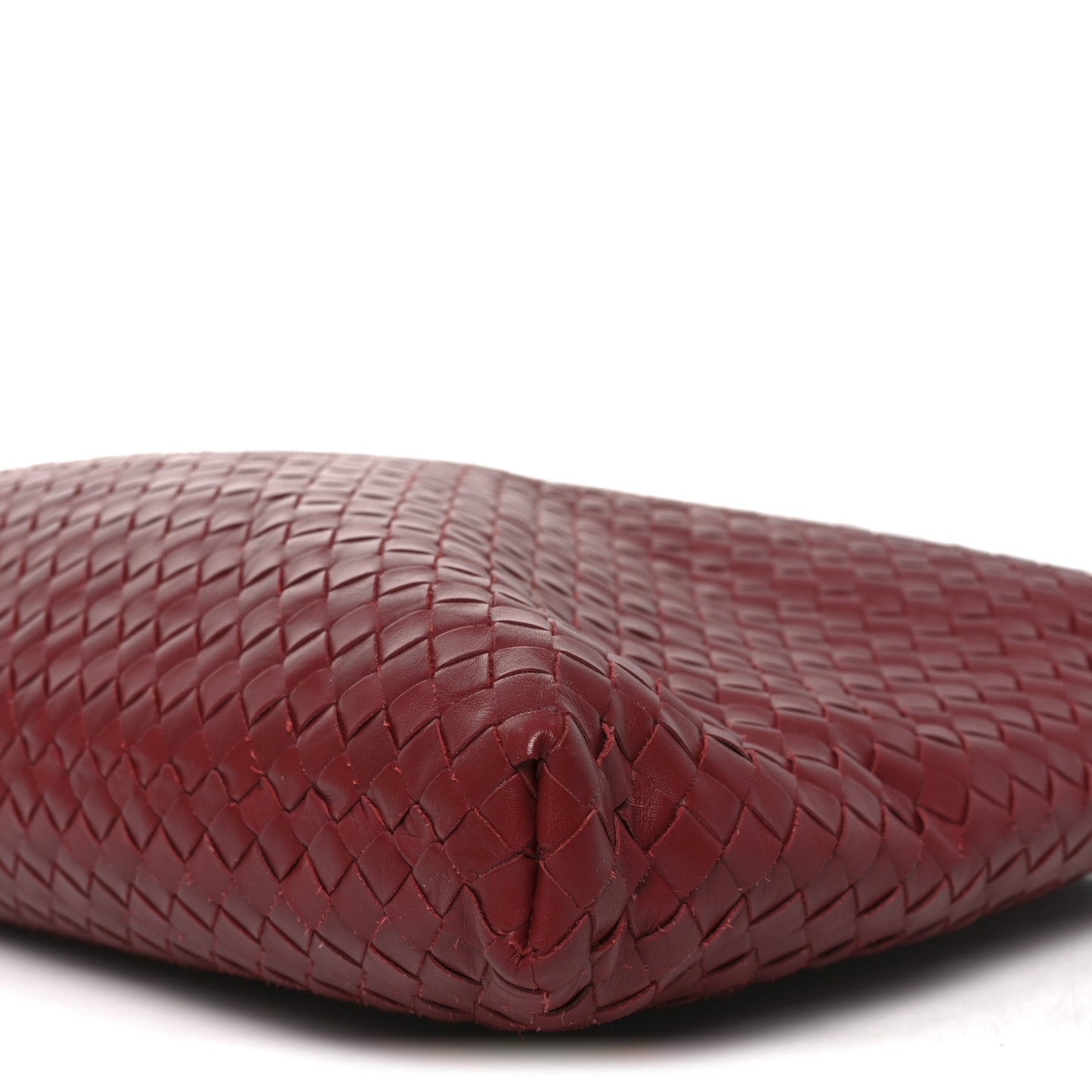Nappa Intrecciato Medium Convertible Tote Burgundy