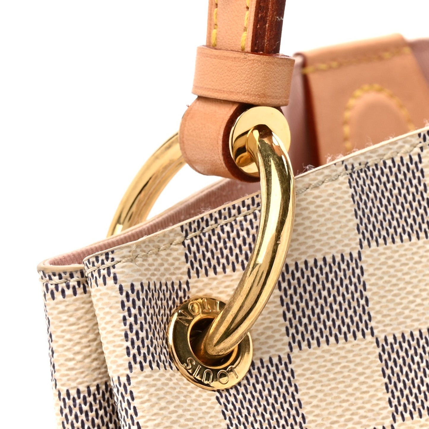 Damier Azur Graceful PM Rose Ballerine