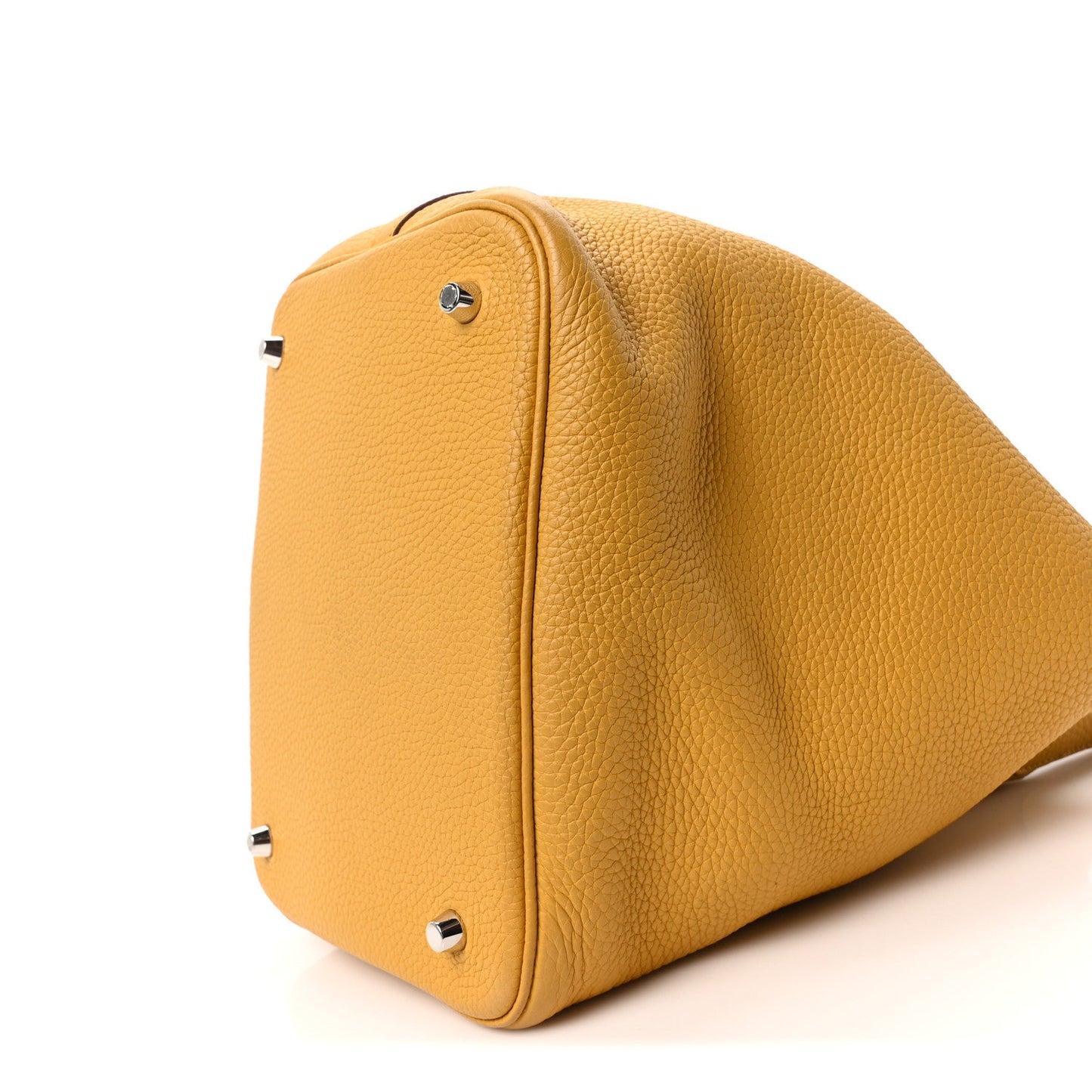 Taurillon Clemence Picotin Lock 22 MM Jaune Ambre
