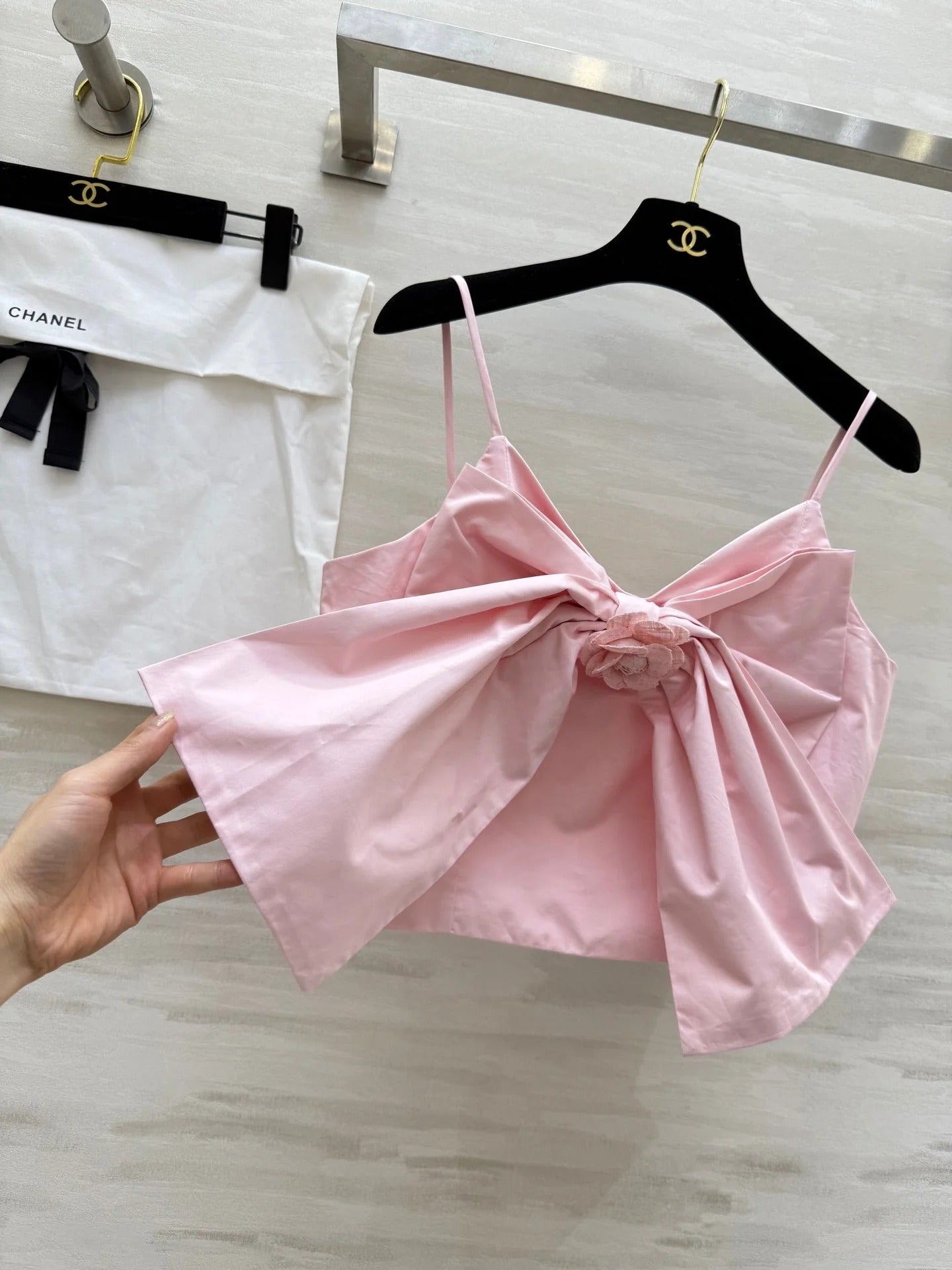 CHANEL 25S SPAGHETTI STRAP TOP STYLE 245
