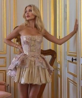 Vintage Ball Gowns Gold Homecoming Dresses 18Th Birthday Outfits