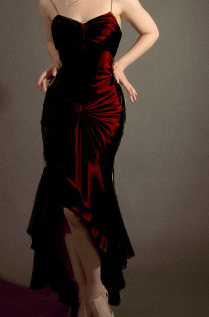 Elegant Vintage Prom Party Gown Evening Dress      cg25227