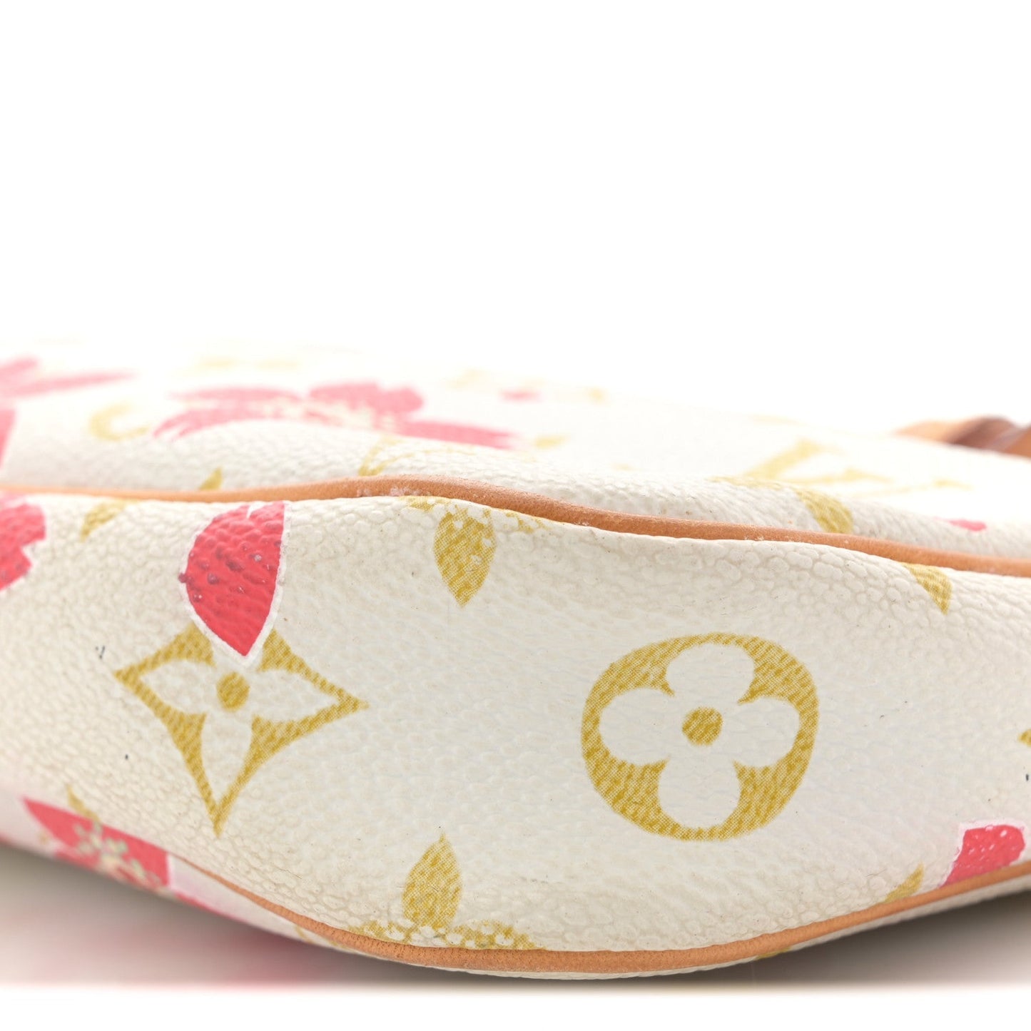 Monogram Cherry Blossom Pochette Accessories Red