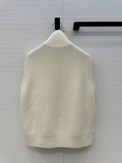 LP 25 Vest White Fur Cashmere 303355