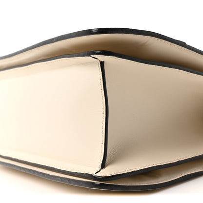 Calfskin Small Queen Margaret Top Handle Bag Mystic White