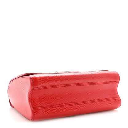 Epi Twist Shoulder Bag MM Coquelicot