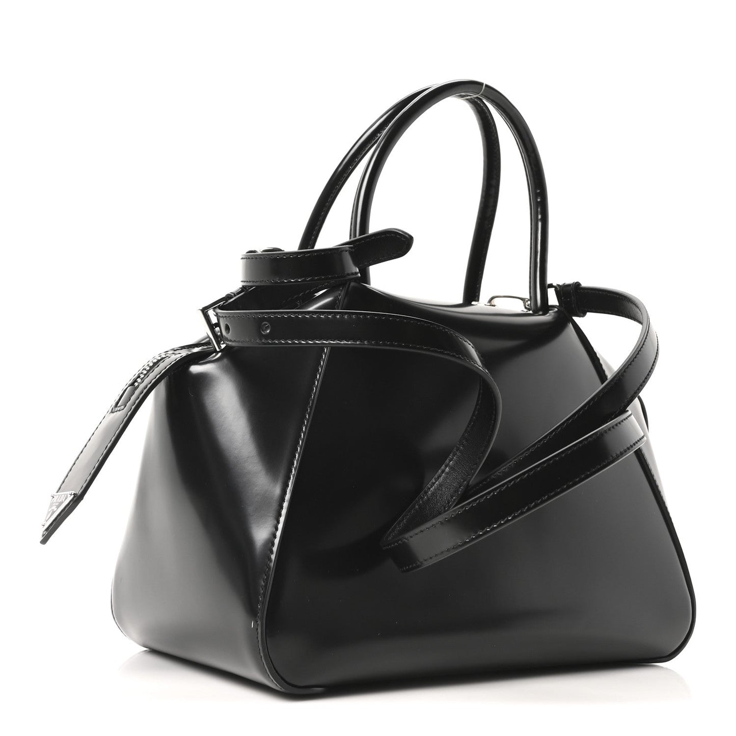 Spazzolato Small Supernova Handbag Black