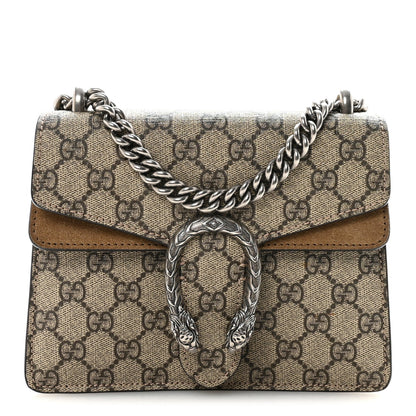 GG Supreme Monogram Mini Dionysus Shoulder Bag Taupe