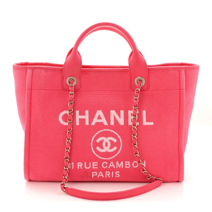 Mixed Fibers Small Deauville Tote  Pink