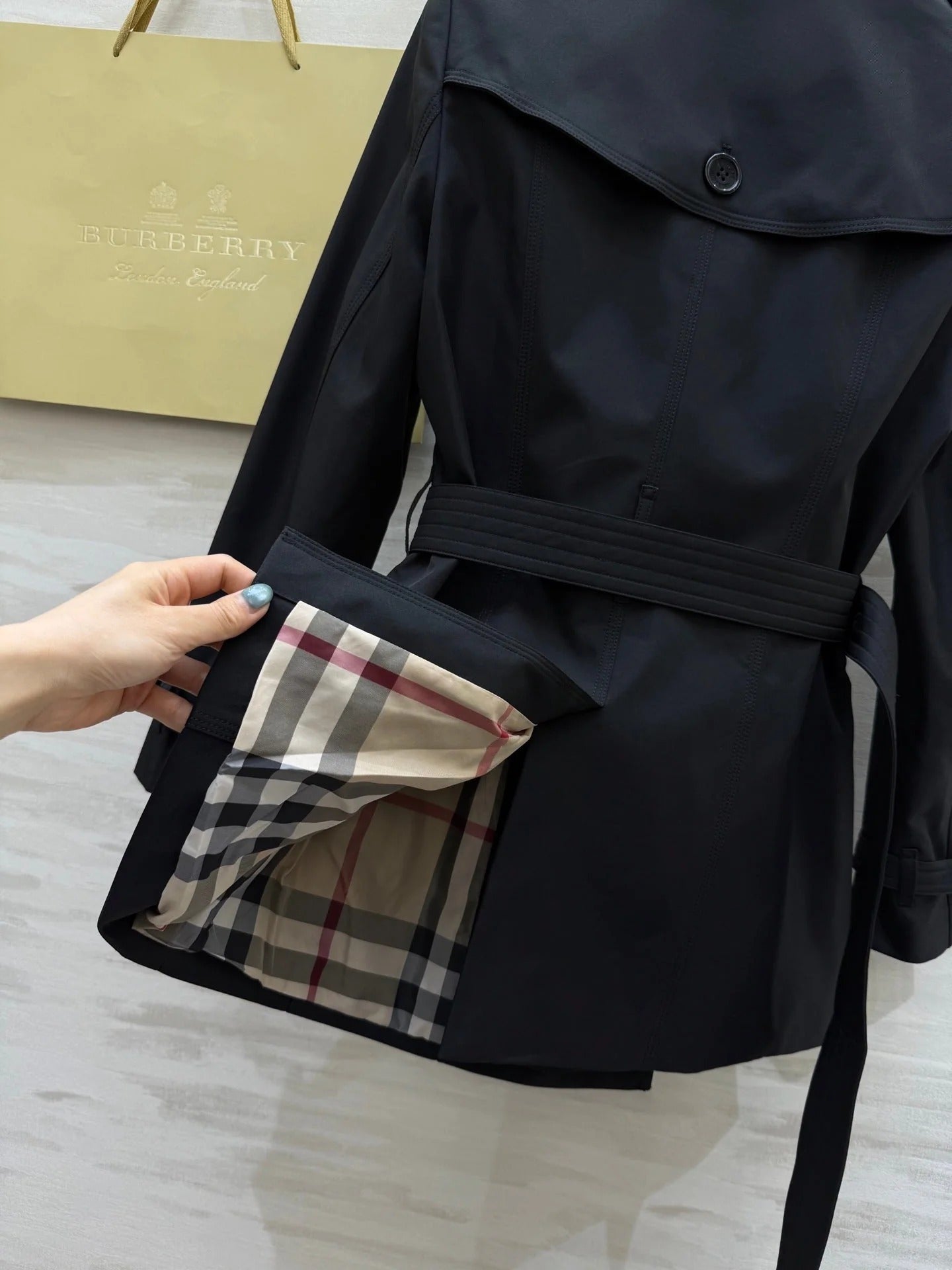 BURBERRY 25S SANDRINE LONG COAT 162