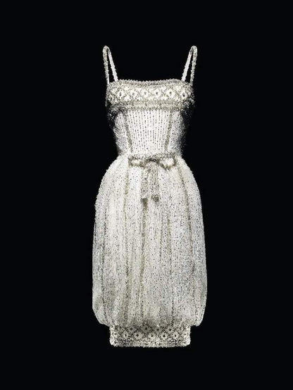 formaldressy--White Gorgeous Exquisite Beaded Shiny Tulle Short Princess Elegant Formal Homecoming Dress Hoco Dress gh5601