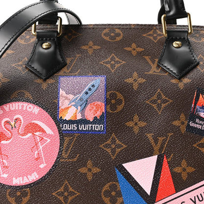 Monogram My World Tour Speedy Bandouliere 30 Black