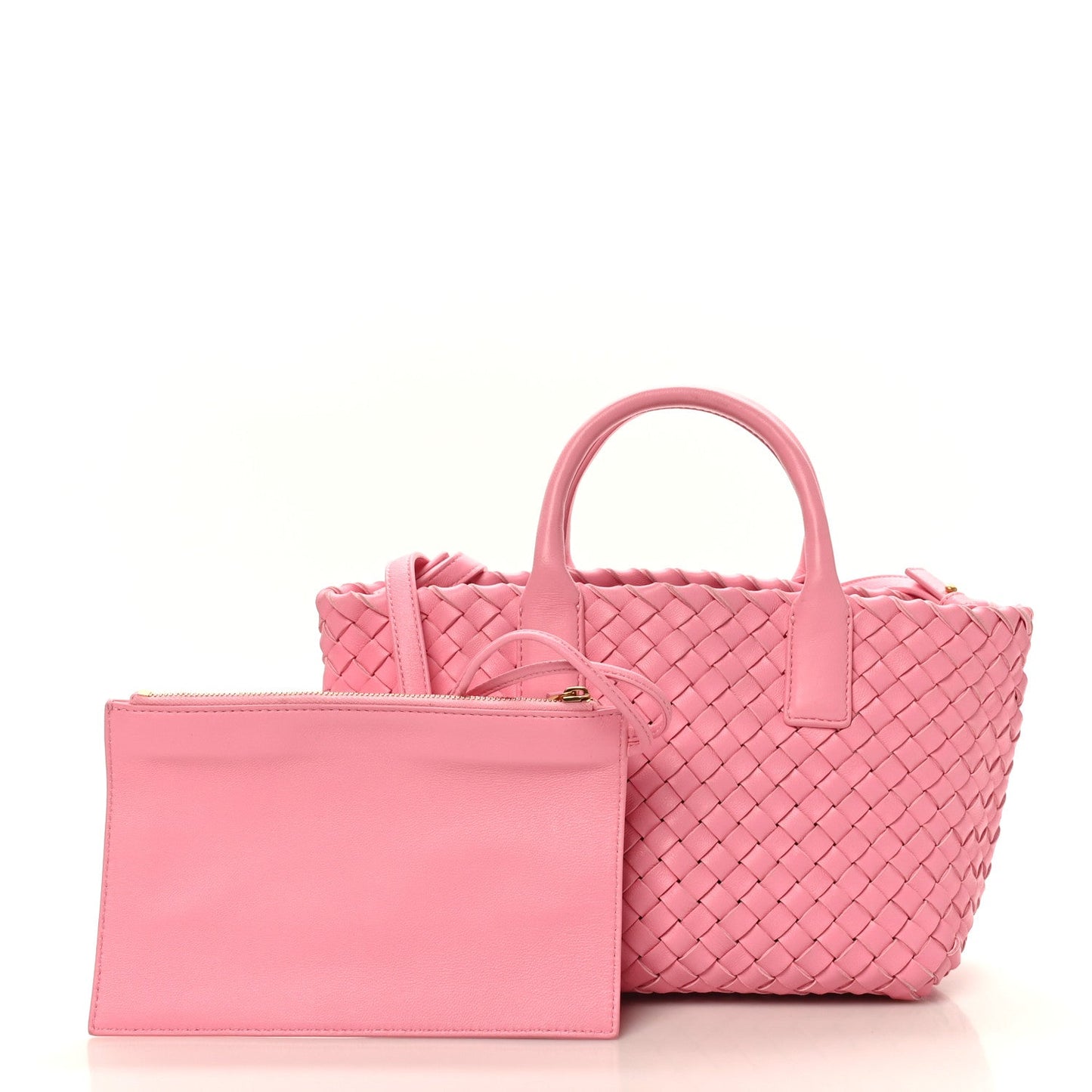 Nappa Intrecciato Mini Cabat Ribbon