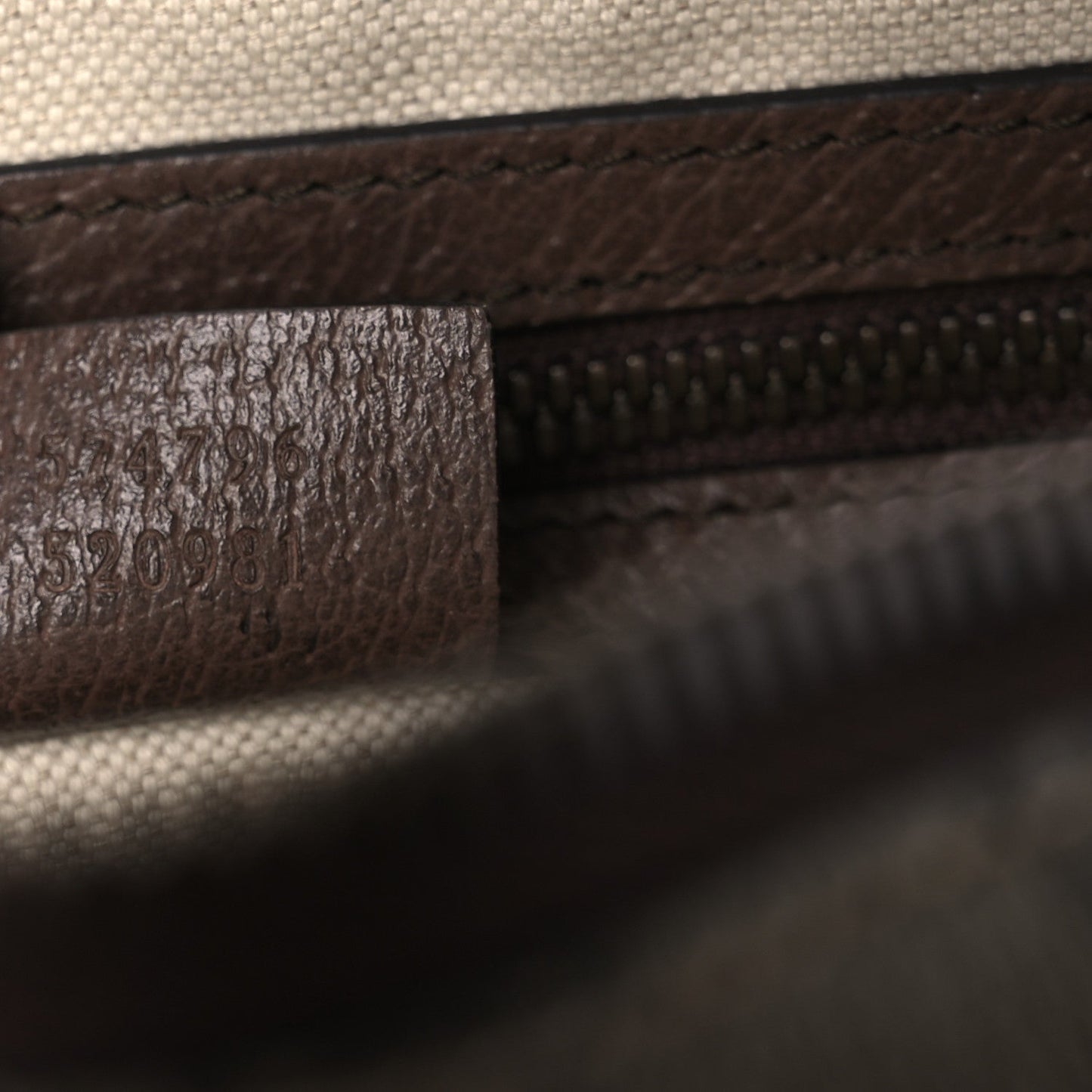 Soft GG Supreme Monogram Medium Ophidia Belt Bag Dark Brown