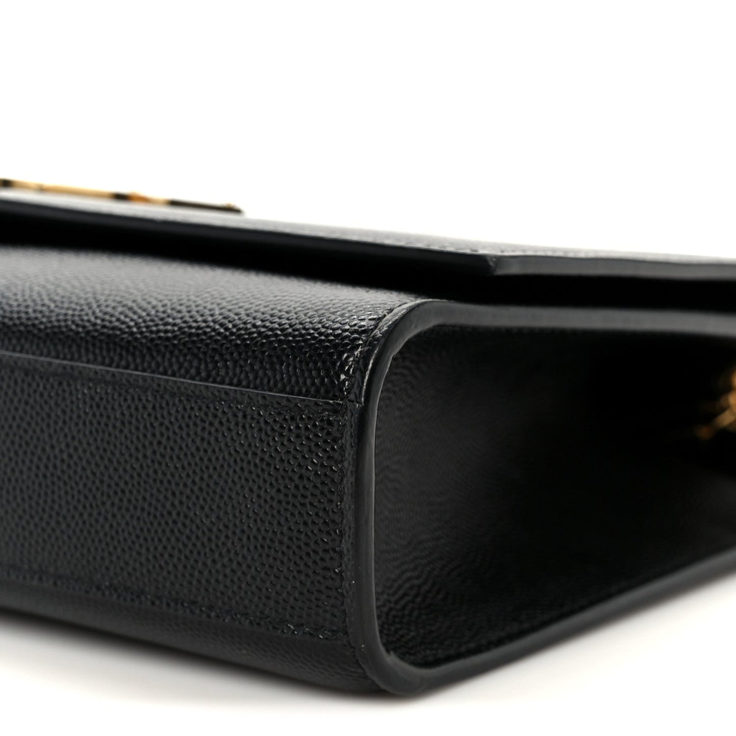 Grain De Poudre Medium Classic Monogram Kate Satchel Black