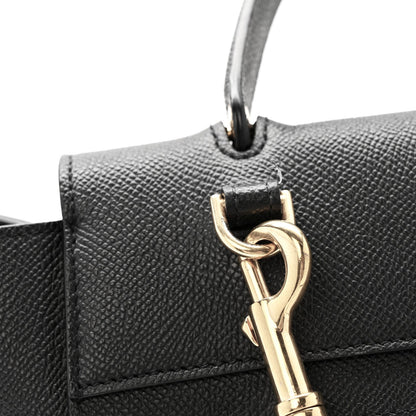 Grained Calfskin Mini Belt Bag Black