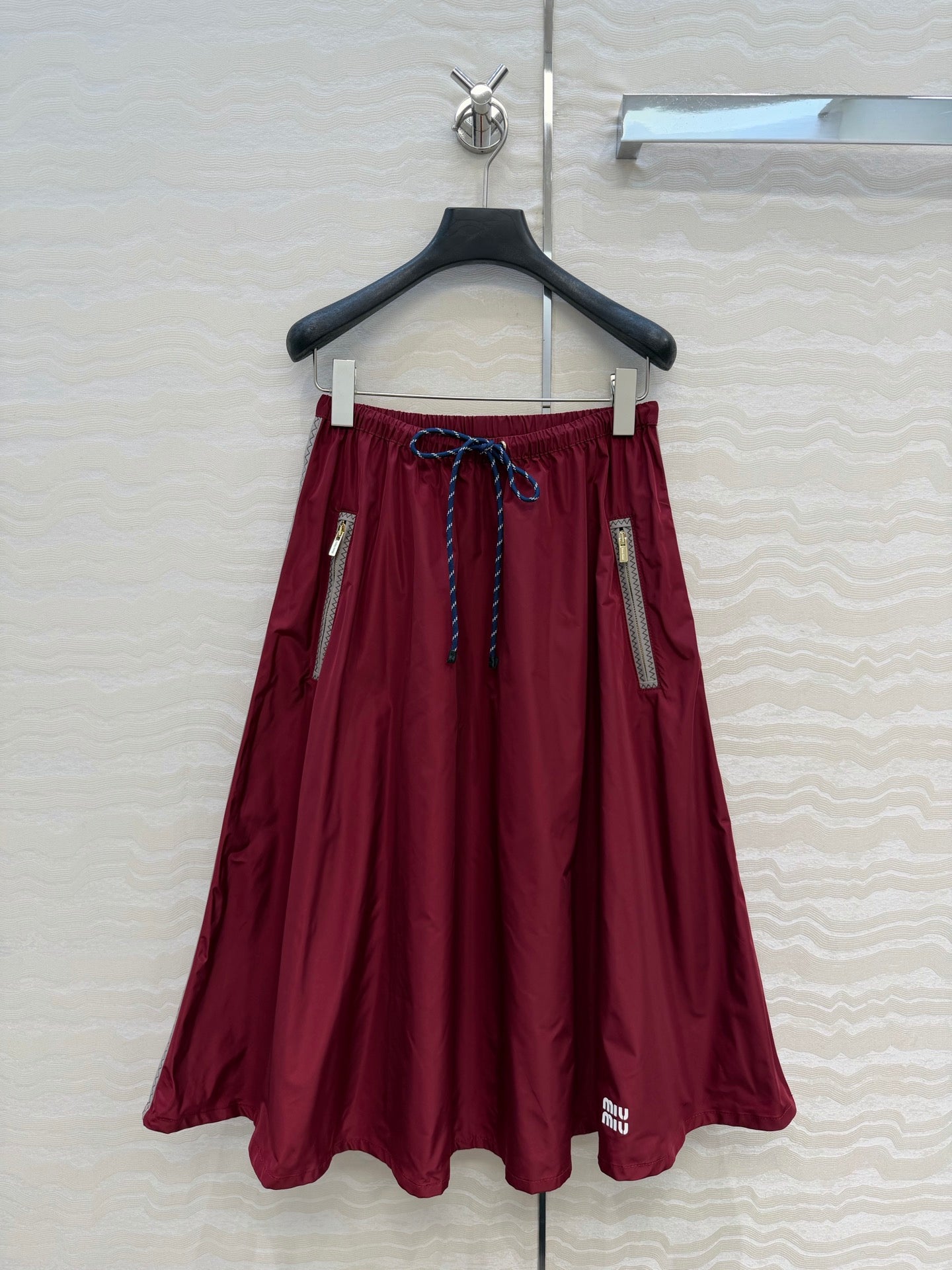 Miu 26s Skirt Red Polyamide 346209