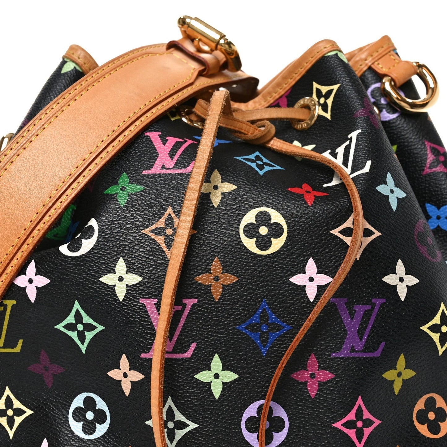 Monogram Multicolor Petit Noe Black