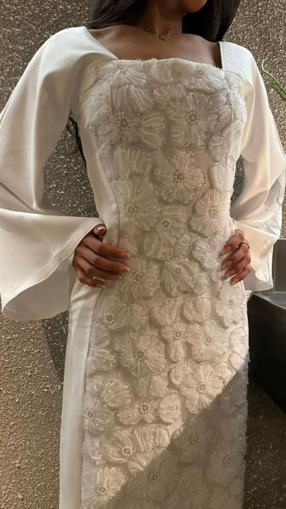 Classy Sheath Square Neck Long Prom Dresses Formal Summer Wedding Guest Dresses Wedding Guest Outfit cg26154