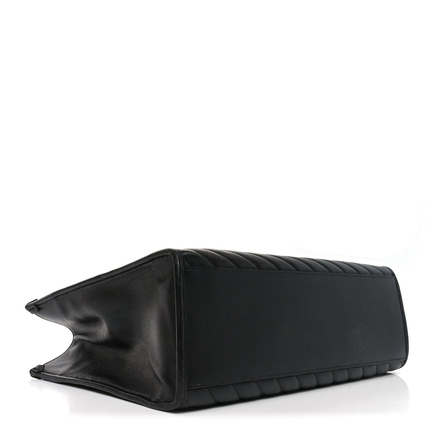 Azalea Calfskin Matelasse Diagonal GG Marmont Tote Bag Black
