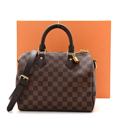 Damier Ebene Speedy Bandouliere 25