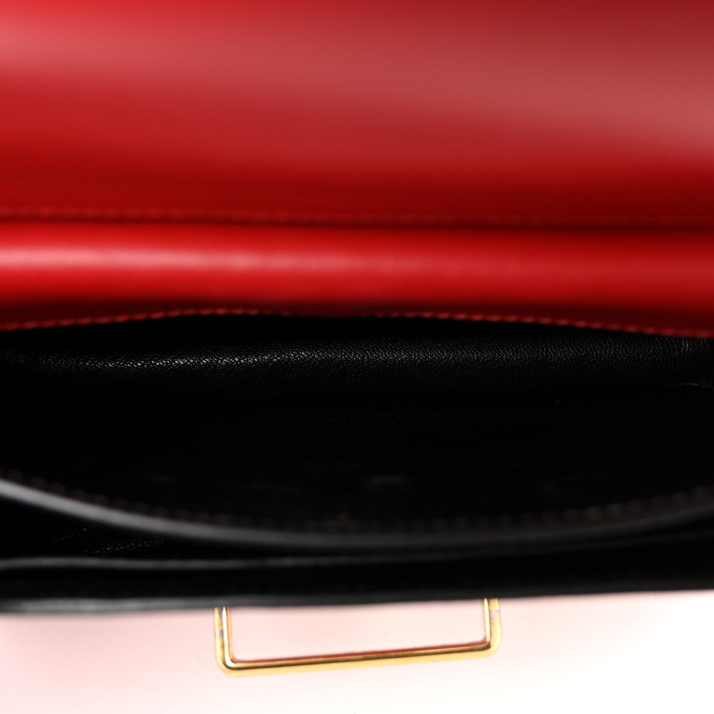 City Calfskin Saffiano Cahier Bag Fuoco Black