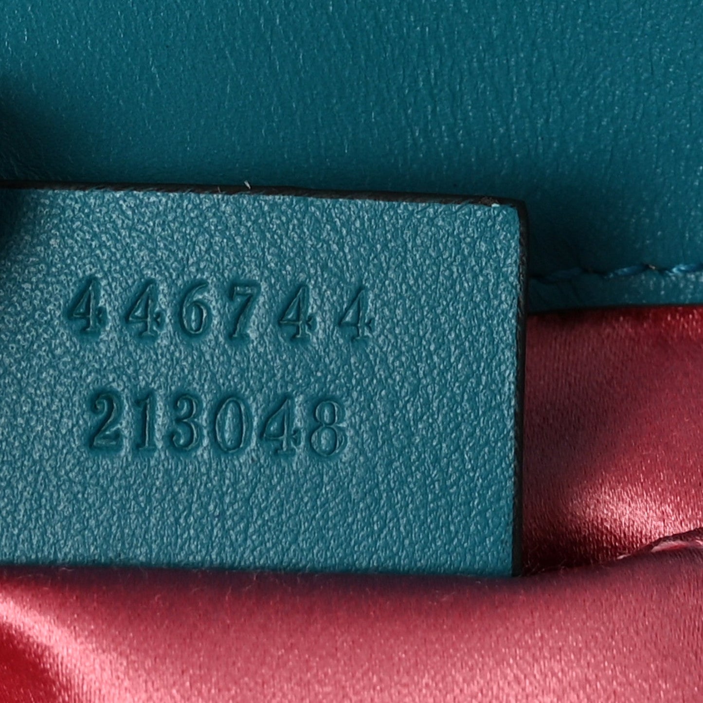 Velvet Matelasse Mini GG Marmont Shoulder Bag Pavone Cyan