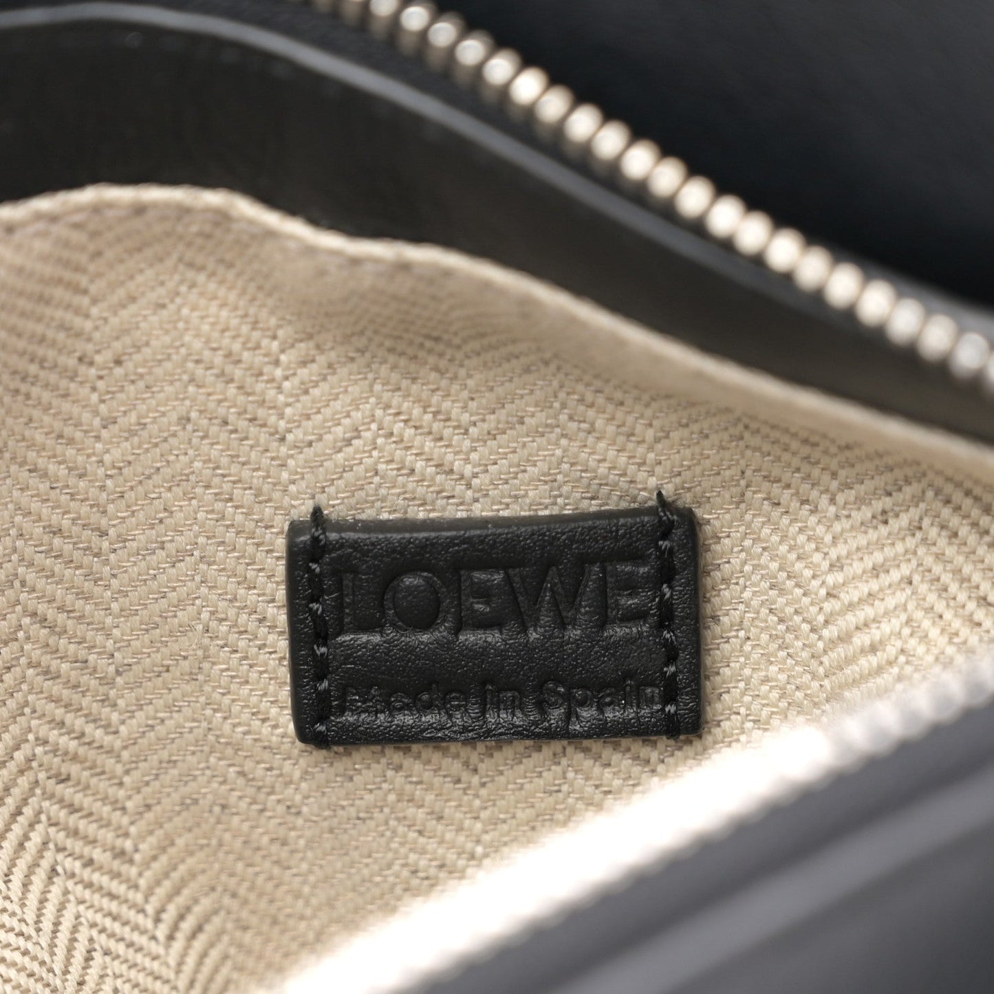 Calfskin Mini Puzzle Bag Black
