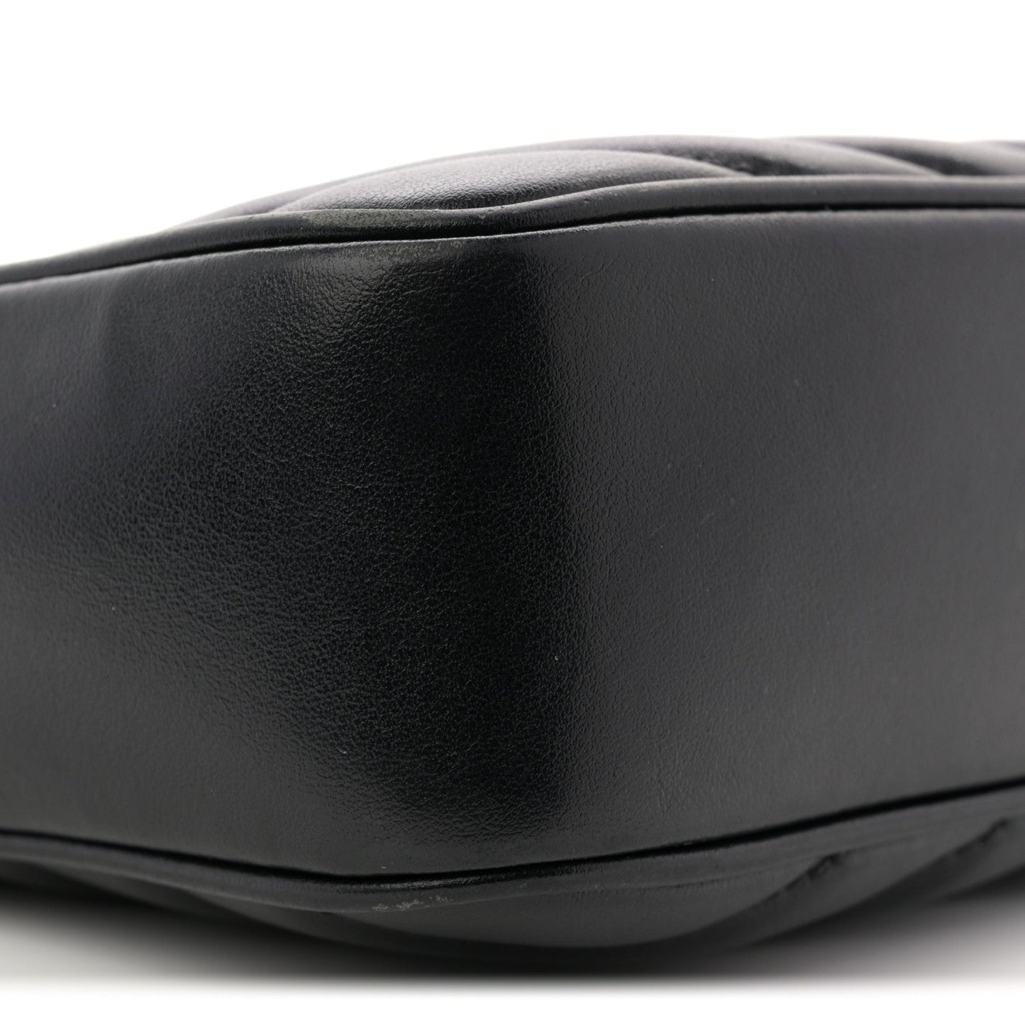 Calfskin Matelasse Monogram Lou Camera Bag Black