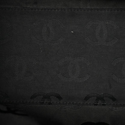 Calfskin Contrast Stitch Surpique Tote Black