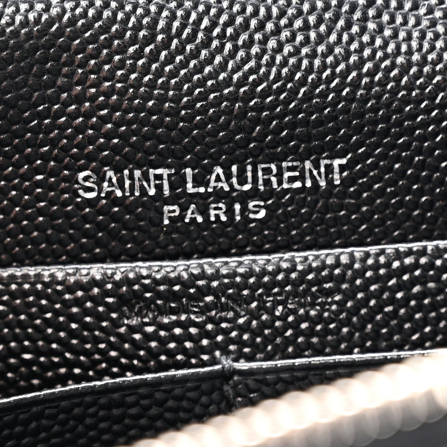 Grain De Poudre Classic Monogram Kate Tassel Chain Wallet Black
