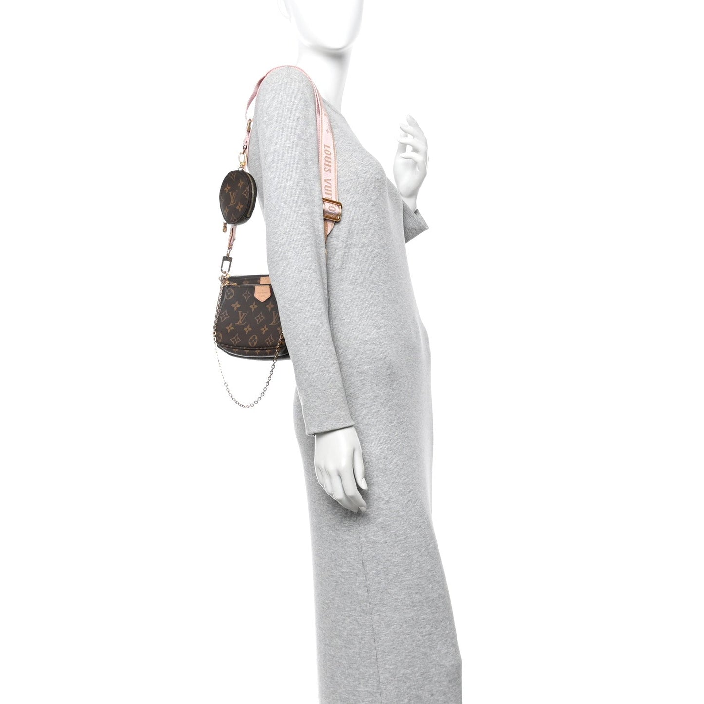 Monogram Multi Pochette Accessories Rose Clair