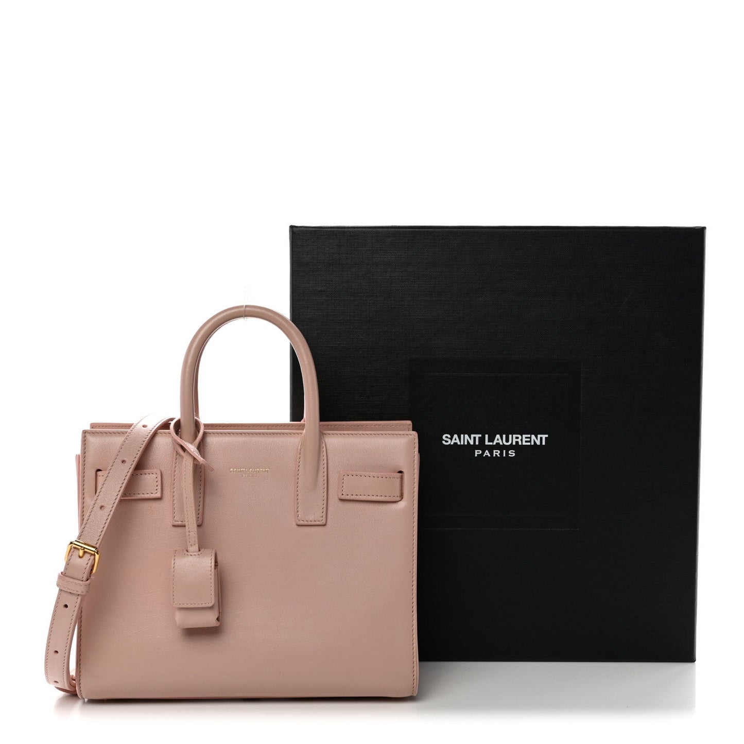 Calfskin Nano Sac De Jour Pale Pink