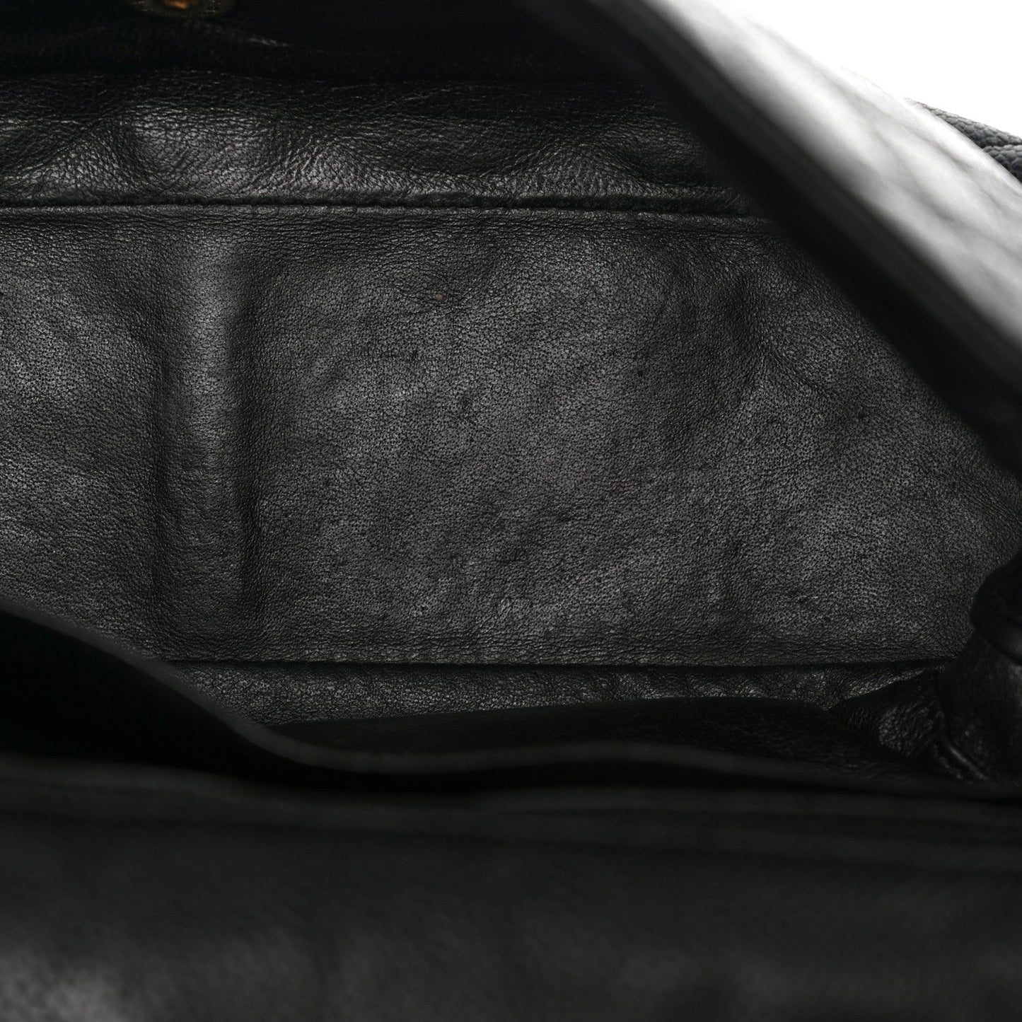 Caviar Quilted Jumbo Single Flap Black