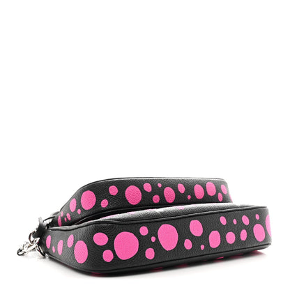 LV X YK Empreinte Multi Pochette Accessories Black Fuchsia