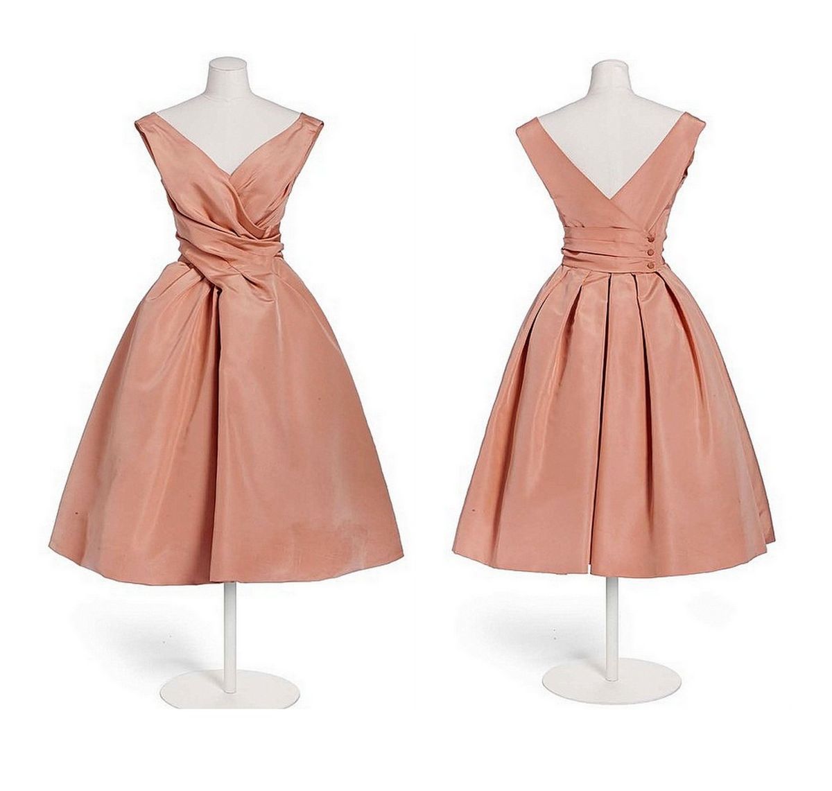 formaldressy--Peach Pink Simple Medium Length/Short Princess Elegant Formal Homecoming Dress Hoco Dress gh5604