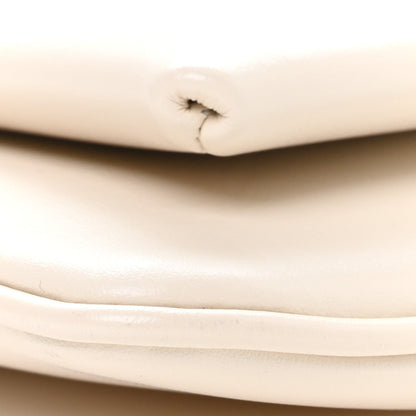 Calfskin Small Arli Flap Shoulder Bag Mystic White