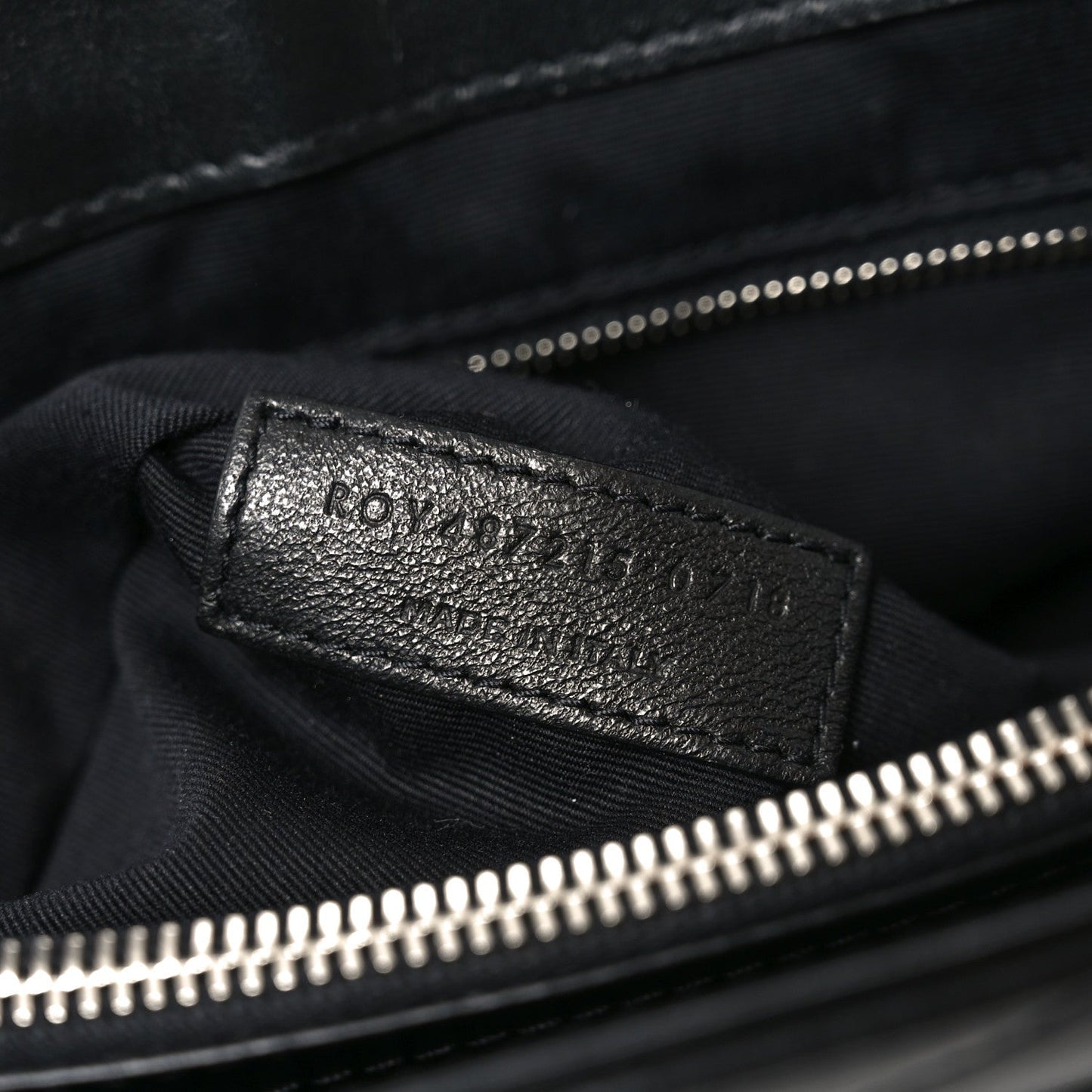 Calfskin Y Quilted Monogram Large Loulou Chain Satchel Black