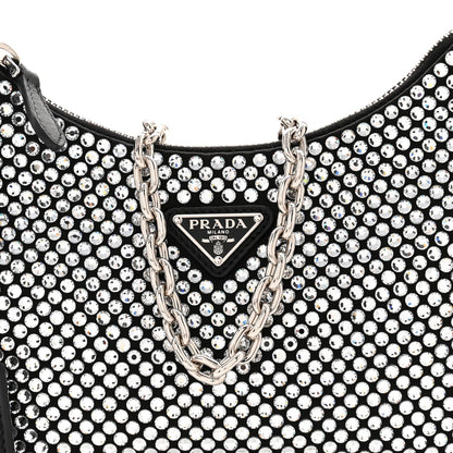 Satin Crystal Re-Edition 2005 Shoulder Bag Cristal