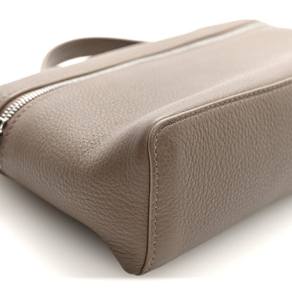 Grained Calfskin L19 Extra Pocket Pouch Warm Mastic