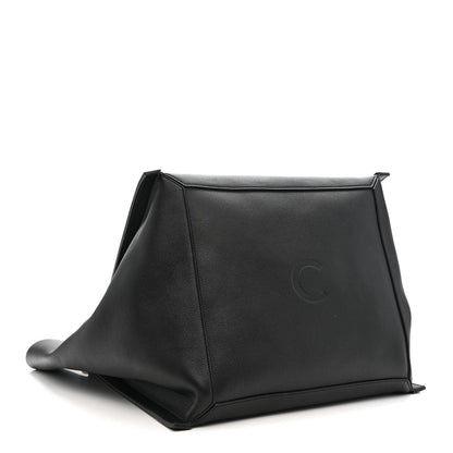 Supple Calfskin Medium Cube Black